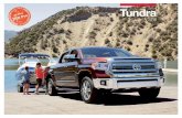 2015 Tundra eBrochure - toyotacertified.com · The made in America* 2015 Toyota Tundra is a unique breed of tough. It’s work tough, and family tough. When pr operly equipped with