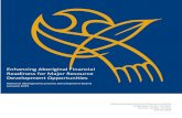 Enhancing Aboriginal Financial Readiness for Major Resource … · 2015. 1. 23. · Enhancing Aboriginal Financial Readiness for Major Resource Development Opportunities National
