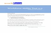 workforce · 2020. 5. 28. · 1 workforce Workforce Ability Test 2.0 Questions and Answers Instructions This Ability test comprises 50 questions, and you will have 50 minutes in which
