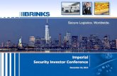 Imperial Security Investor Conferences21.q4cdn.com/938716807/files/doc_presentations/1500078457.pdf · Company Overview. The world’s premier provider of secure transportation and
