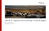 2017 Sponsorship Opportunities - ORCA · Part 1 (Feb. 15): Learn about sales and marketing topics ranging from and review tools. Part 2 (Feb. 22): Learn how to maximize your social