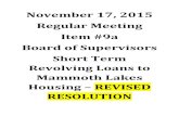 November 17, 2015 Regular Meeting Item #9amono.ca.gov/.../board_of_supervisors/meeting/14352/11-17-15.pdf · November 17, 2015 Regular Meeting Item #9a Board of Supervisors Short