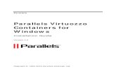 Parallels Virtuozzo Containers for Windowsdownload.swsoft.com/pvc/45/win/docs/en/VzWindowsInstallation.pdfto the main features of Virtuozzo Containers 4.5 and to its underlying technology,