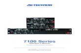 Operator’s Manual - AE Techron · by the customer, all 7100-series models ship with the following: • 7100-series Amplifier • Power Cord • 7100-series Operator’s Manual (on