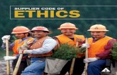 ETHICSSUPPLIER CODE OF - Weyerhaeuser · 02 WEYERHAEUSER CODE OF ETHICS FOR SUPPLIERS Weyerhaeuser values its reputation for conducting business honestly and with integrity. For more