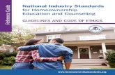 National Industry Standards Reference Guide for ... · skills, adult education and facilitation skills Training, with recommendations for a minimum number of hours of training and