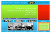 Academy’s Weekly...2016 Cedar Mount Academy’s Weekly Bulletin Autumn Term Any Authorised User Gorton Education Village This week’s main feature is all about the drumming! Turn