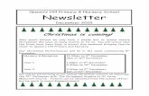 Queen’s Hill Primary & Nursery School Newsletter · December 2015 Christmas is coming! Who would believe we only have 3 weeks left at school before Christmas? We have so many events