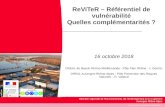 ReViTeR – Référentiel de vulnérabilité Quelles …...16/10/2018 - Séminaire "démarches de réduction de la vulnérabilité aux inondations" 7 Référentiel de vulnérabilité