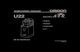 Instruction manual U22 - העיקר הבריאות manual u… · MicroAIR U22 and the content of instruction manual. Intended Patients This product should not be used by patients,