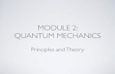 MODULE 2: QUANTUM MECHANICS - University Of Illinois€¦ · Short Review of Quantum Mechanics Wave-particle duality • Planck’s uncertainty relationship Schrödinger equation
