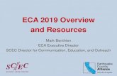 ECA 2019 Overview and Resources...ECA 2019 Overview and Resources Mark Benthien ECA Executive Director SCEC Director for Communication, Education, and Outreach