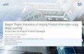 Master Thesis: Imputation of missing Product Information ... · Global retail ecommerce sales will reach about $4 trillion in 2020, accounting for 14.6% of total retail spending worldwide