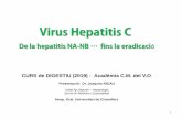 Virus Hepatitis C - academia.cat€¦ · Chen SL, Morgan TR. The natural history of hepatitis C virus (HCV) infection. Int J Med Sci. 2006; 3: 47-52. 9 Bruggmann P, et al. Historical