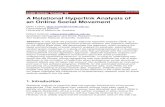 A Relational Hyperlink Analysis of an Online Social Movement · hyperlink analysis as a distinct approach for analyzing hyperlink data and also provide an introduction to ERGM. Section