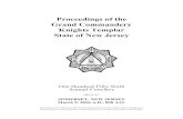 Proceedings of the Grand Commandery Knights Templar State ... · Masonic Resume. Sir Knight Robins is married to Lady Cookie Robins they are residing in Little Egg Harbor, New Jersey.
