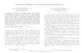 Fashion blogs: comparative analysiscopec.eu/wcca2017/proc/works/2.pdf · fashion blogs, to understand the reasons that causes the blog to have a faithful audience. The frequency and