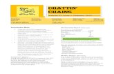 Chattin’ Chains...the web site (eBike policy now included). Also the details of the new joining fee structure are on the New Members’ page. Chattin’ Chains Volume 32 Issue 1
