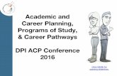 Academic and Career Planning, Programs of Study, & Career ... Berlin_ACP_POS...A student can choose between an entirely academic course of study or a mix of academic, technical, online,