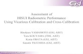 Assessment of HISUI Radiometric Performance Using ...€¦ · Using Vicarious Calibration and Cross-Calibration Hirokazu YAMAMOTO (GSJ, AIST) Toru KOUYAMA (ITRI, AIST) Kenta OBATA