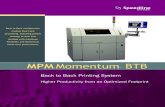 MPM Momentum BTB - GPS Tec · ITW Speedline Equipment (Suzhou) Co. Ltd. Blk F, Export Processing Zone 200 Su Hong Middle Road Suzhou Industrial Park Jiangsu, P.R. China 215021 Tel: