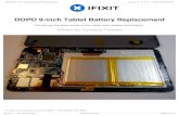 DOPO 9-inch Tablet Battery Replacement€¦ · DOPO 9-inch Tablet Battery Replacement Removing the back cover of the tablet and replace the battery. Written By: Kyriakos Pavlides