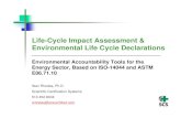 Life-Cycle Impact Assessment & Environmental Life Cycle ... · Cumulative greenhouse gas loading C-GHG loading Oceanic Acidification LNG sourcing increases both the C-GHG loading