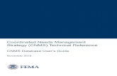 Coordinated Needs Management Strategy (CNMS) Technical ... ... Appendix F. CNMS Field Descriptions and