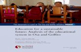 Education for a sustainable future: Analysis of the ...inogo.stanford.edu/sites/default/files/INOGO...Education for a sustainable future: Analysis of the educational system in Osa