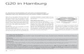 G20 in Hamburg - TAXI Magazin · der Weltwirtschaft, strukturelle Massnahmen zur Wachstumsförderung und Reformvor-schläge für das internationale Finanzsystem. Ihr Ziel ist es,