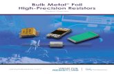 Bulk Metal Foil High-Precision Resistors - VPGBulk Metal Foil solution: 303261-303266 (FRSM) and RNC90Z Precision resistors for high reliability requirements 303261-303266 (FRSM) Z1