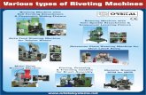 Various types of Riveting Machines Riveting Machine with ... Types of Riveting Machine.pdf · & Trimming machine for Brush Assembly . Various types of Riveting Machines Ball Joint