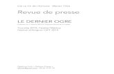 Revue de presse LeDernierOgre - copie - Le 11 · « Le dernier ogre », création par Marien Tillet (poésie, musique, danse et art plastique). Compagnie Le Cri de l’Armoire, en