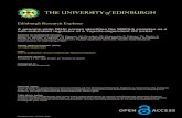 Edinburgh Research Explorer · pendently veriﬁed the NSE2 requirement in ﬁbrob-lasts from patients with germline mutations that cause severely reduced levels of NSE2. Through