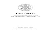LOCAL RULES - United States Courts · LR Cv 5 FORM AND FILING OF DOCUMENTS 67 (a) Form and Content of Documents 67 (b) Civil Cover Sheet 67 (c) Filing Fee 67 (d) Discovery Documents