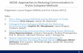MS58: Approaches to Reducing Communication in Krylov ...erinc/ppt/Carson_SIAMLA15.pdf · Communication (Sophie M. Moufawad, Laura Grigori, Frederic Nataf) 3. Preconditioning Communication-Avoiding