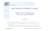 MiDAS Family - HANSUNGitsys.hansung.ac.kr/lec/mproc/mylec/BM-MiDAS1.0-V1.9... · 2008. 10. 10. · MiDAS Family CORERIVER Semiconductor reserves the right to make corrections, modifications,