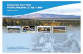 Mining Sector Performance Report 1998-2012 · 2013 Mining Sector Performance Report (MSPR) builds upon the 2010 report presented to federal, provincial, and territorial Mines Ministers