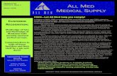 NEWSLETTER ALLLL MED ED MMEDICAL EDICAL SUPPLY · Chuck has been married to his wife Rachel, a high school history teacher, for almost 13 years, and has lived in the Indianapolis