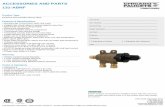 ACCESSORIES AND PARTS 131-ABNF… · 3/17/2017  · 131-ABNF Architect/Engineer Specification _____ Chicago Faucets No. 131-ABNF, ECAST® Thermostatic Mixing Valve. Standard 3/8 compression