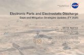 Electronic Parts and Electrostatic Discharge · 2020. 7. 10. · Electronic Parts and Electrostatic Discharge (ESD) – Gaps and Mitigation Strategies • Gaps have evolved because