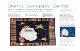 DESIGN BY Starry Scrappy Santa - QuiltersWorld€¦ · 20801209_13-Starry Scrappy Santa Chart FaBrIc Measurements based on 42" usable fabric width. #StrIpS & pIEcES cUt #pIEcES SUBcUt