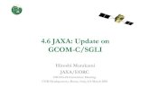 4.6 JAXA: Update on GCOM-C/SGLI - IOCCGioccg.org/wp-content/uploads/2018/02/4.6_jaxa... · 2/4/2018  · 4 Specification of SGLI spectral bands CH L std L max SNR@L std IFOV nm W/m2/sr