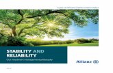 STABILITY AND RELIABILITY - Allianz Life · 5/18/2016  · Allianz in North America includes Allianz Global Investors and PIMCO (Pacific Investment Management Company LLC). PIMCO