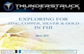 March, 2018 - Thunderstruck · Surrounding Mines* Fiji has a long history of mining and is host to many mining companies in varying stages of development Vatukoula Gold Mine (production)