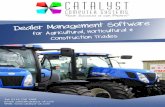 Dealer Management Software for Agricultural, Horticultural ... · Streamline your workshop tasks with our specialist module The workshop is the place in the business where your engineers