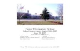Foster Elementary School - Hinghamhinghamschools.com/foster-elementary-school/files/2017/... · 2020. 7. 15. · 1 H INGHAM PUBLIC SCHOOLS FOSTER ELEMENTARY SCHOOL SCHOOL IMPROVEMENT