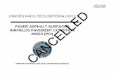 UFC 3-270-06 Paver Asphalt Surfaced Airfields Pavement Condition … · 2019. 2. 5. · 1.2. Pavement Condition Index. The pavement condition index (PCI) results from a condition