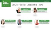 EXPECT BETTER BHGRE¢® Senior Leadership ... Maggie Rohr Manager, Public Relations Katie Daugherty Manager,