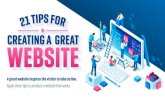 CREATING A GREAT WEBSITE - AméricaEconomía · BLOG VLOG PODCAST RESOURCE CENTER GALLERY A great website is an ever-expanding entity. Your website should be home to a blog, vlog,